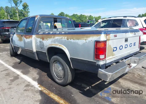 1990 Dodge Dakota из США, поврежденный, VIN 1B7FL23X0LS641390